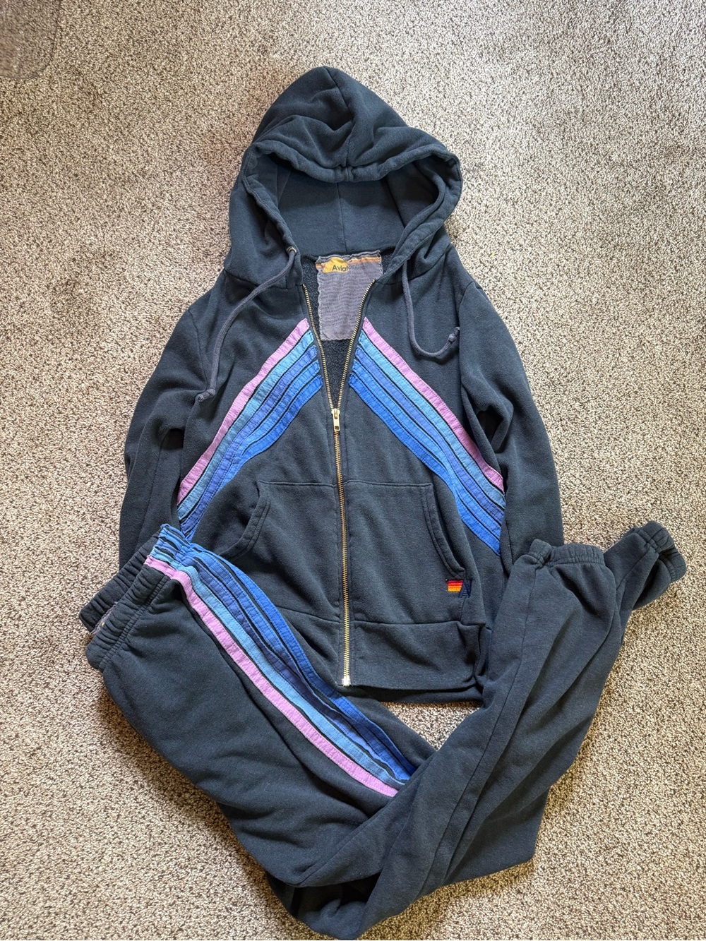 Aviator Nation Mountain Stitch Chevron Set